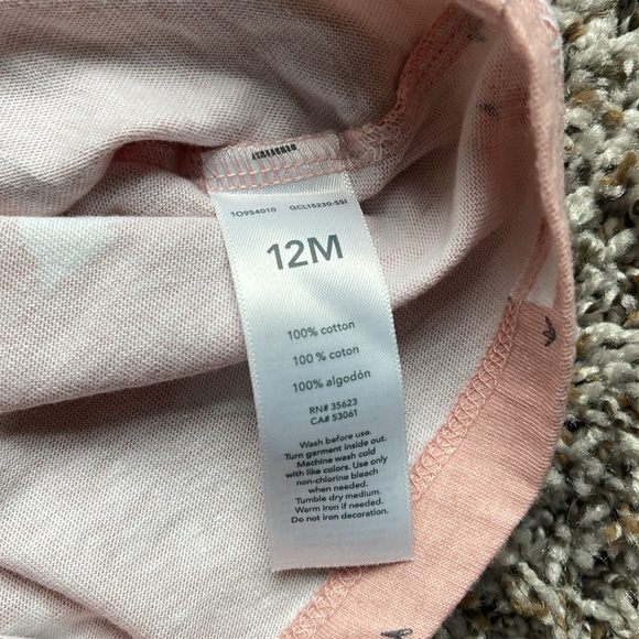 12M✨Bunny Rabbit Pink Dress with Bloomers - Picture 6 of 6